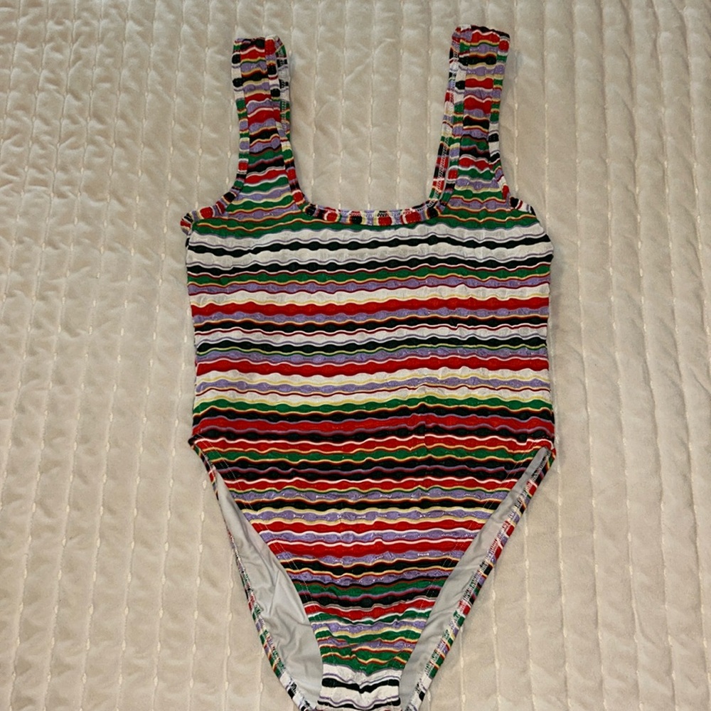Montce striped one piece